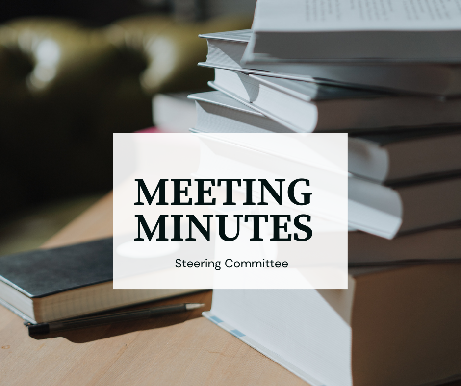 January 2023  Minutes – Steering Committee