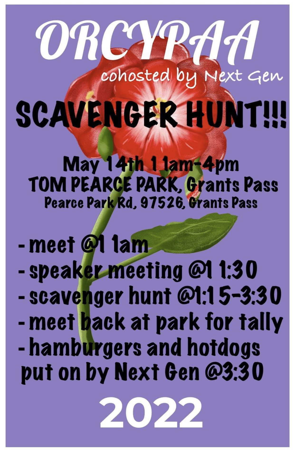 {A.A. EVENT}  -Scavenger Hunt hosted by ORCYPAA & Next Gen