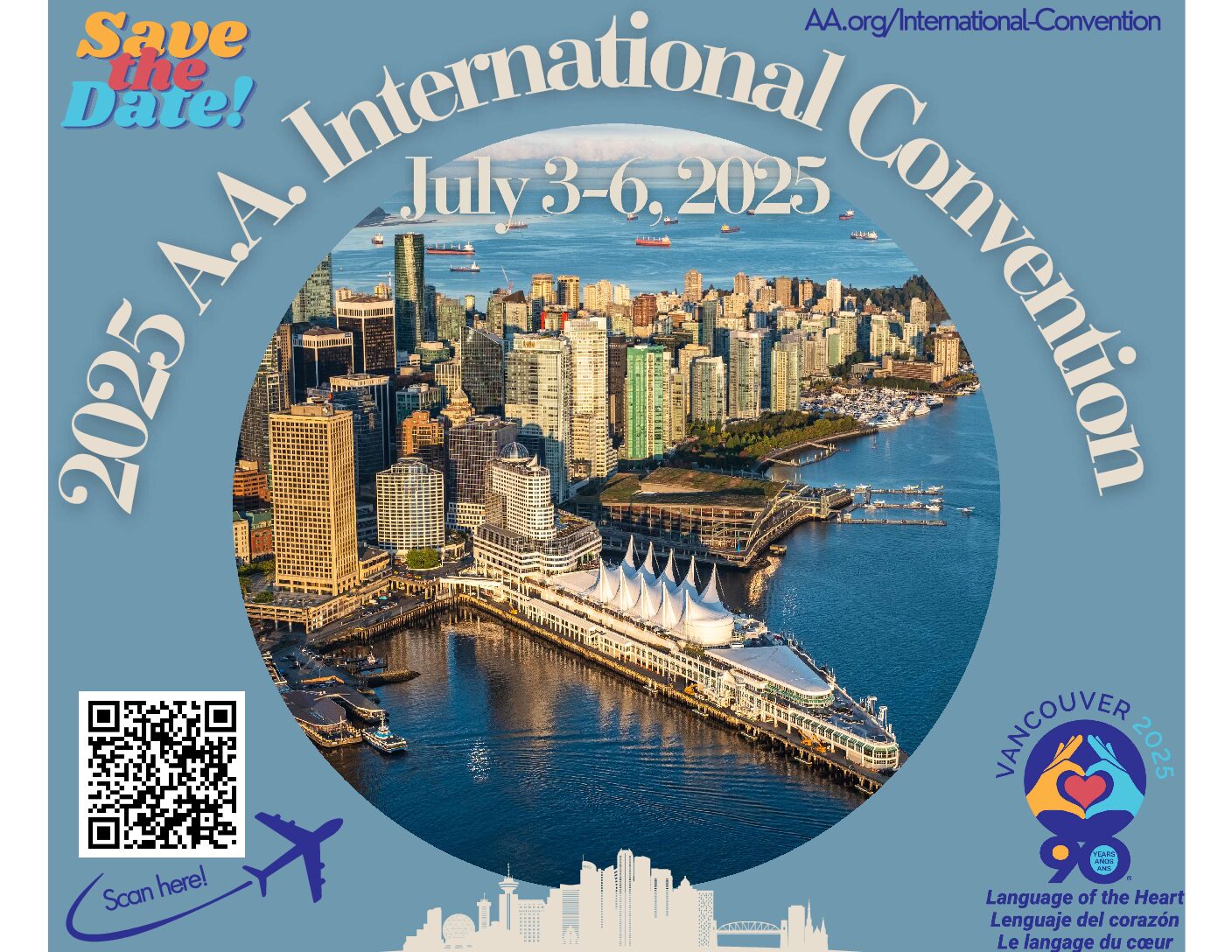 { A.A. Event }  “AA International Convention” – SAVE THE DATE !!