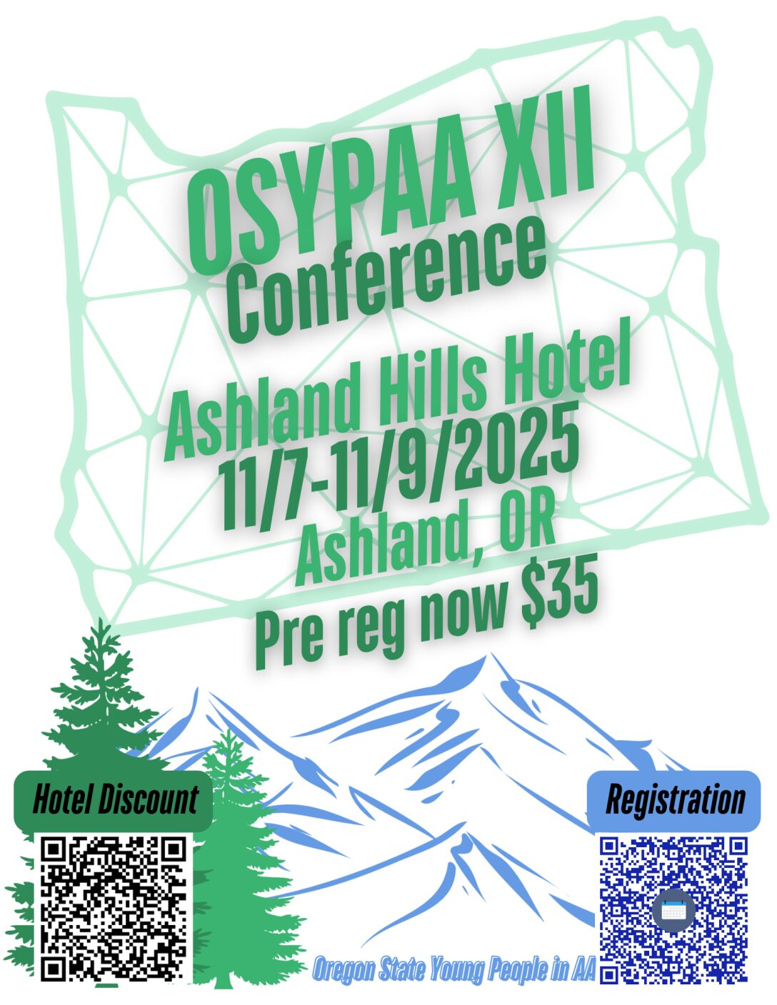 { A.A. Event }  ” OSYPAA Convention” hosted by Ashland Young People