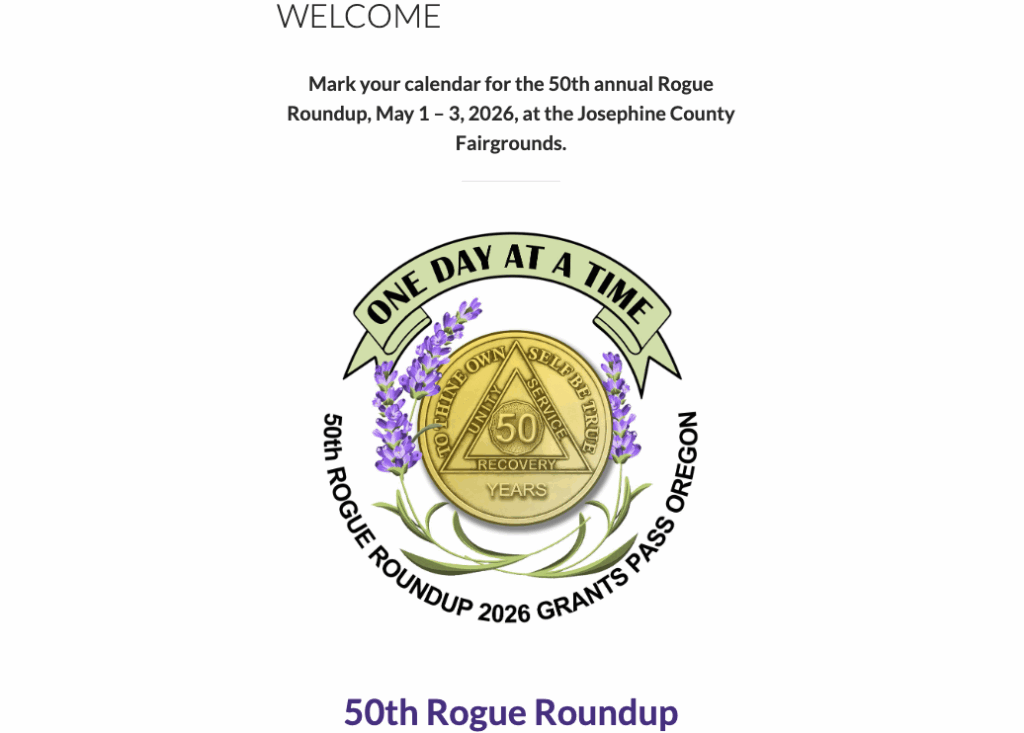 { A.A. Event }  ” 50th Annual Rogue Roundup “